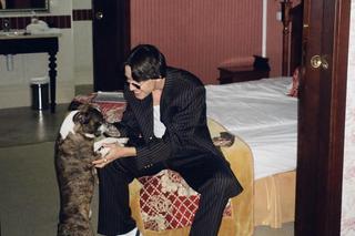 Dawid Kwiatkowski z psem