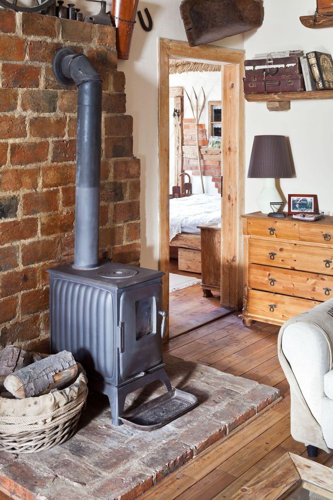 Piec wolno stojący typu koza