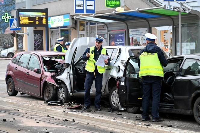 Wypadek w Szczecinie plac Rodła 