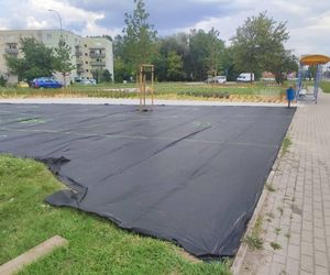 Park kieszonkowy powstający przy ul. Wyszyńskiego w Siedlcach