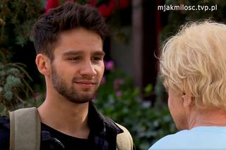 M jak miłość, odc. 1692. Barbara (Teresa Lipowska), Mateusz (Krystian Domagała)