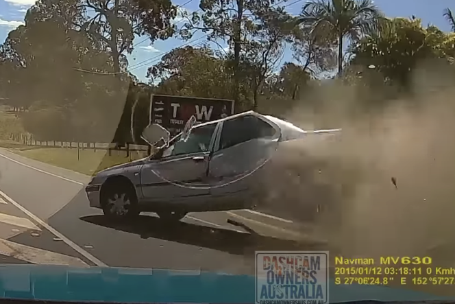 Wypadek Peugeota 406 w Australii