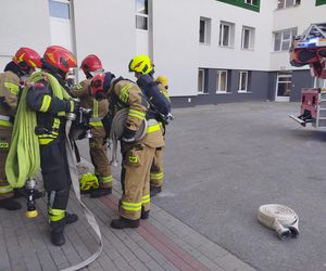 Powiatowe ćwiczenia strażackie w szpitalu wojewódzkim w Siedlcach