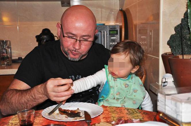 Pawelec z córką
