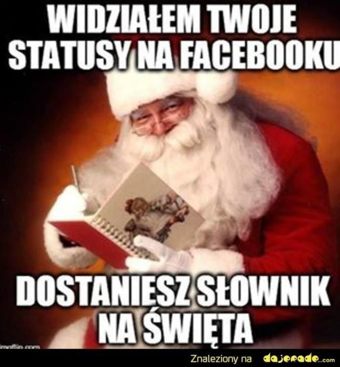 Memy na Święta 2024 - śmieszne obrazki świąteczne