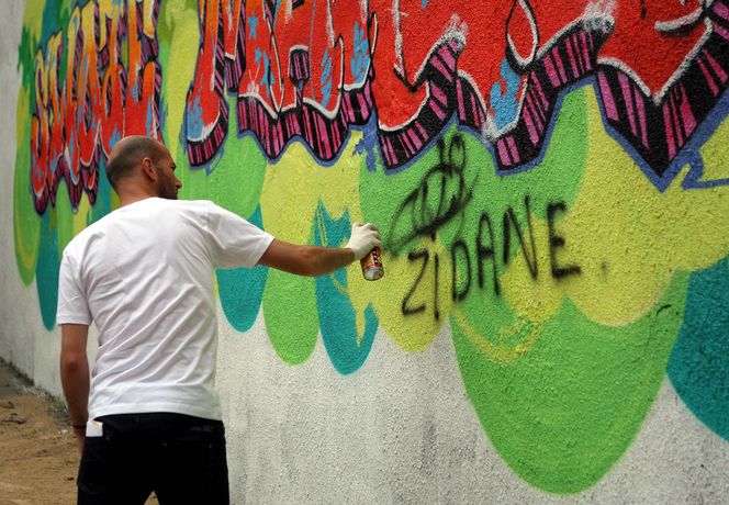 Zinedine Zidane na Pradze-Północ