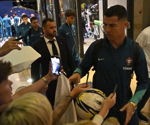 Portugalczycy w Warszawie. Ronaldo z kolegami przed meczem z Polską