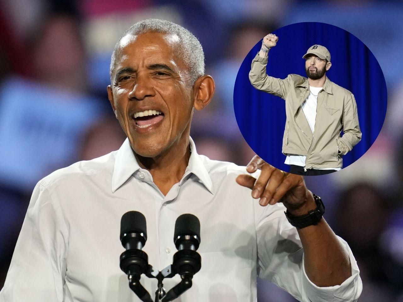Obama Rapping Em Barack Obama rapuje piosenkę Eminema! Występ byłego prezydenta USA ...