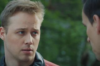 M jak miłość odc. 1878. Dominik Walat (Bartosz Surówka), ojciec (Szymon Mysłakowski)