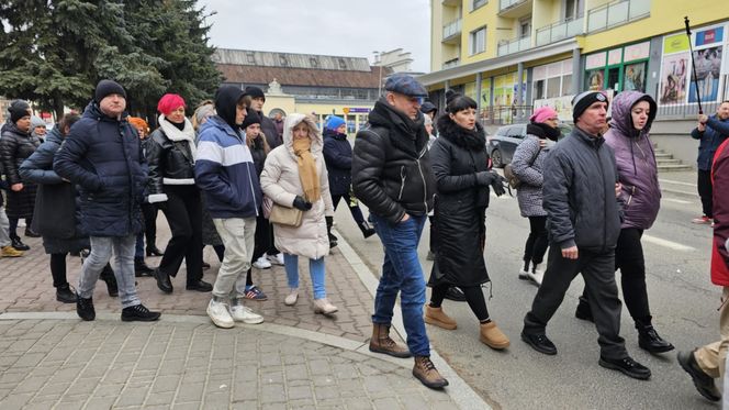 Marsz ku pamięci tragicznie zmarłego Wojtka w Piotrkowie Tryb.