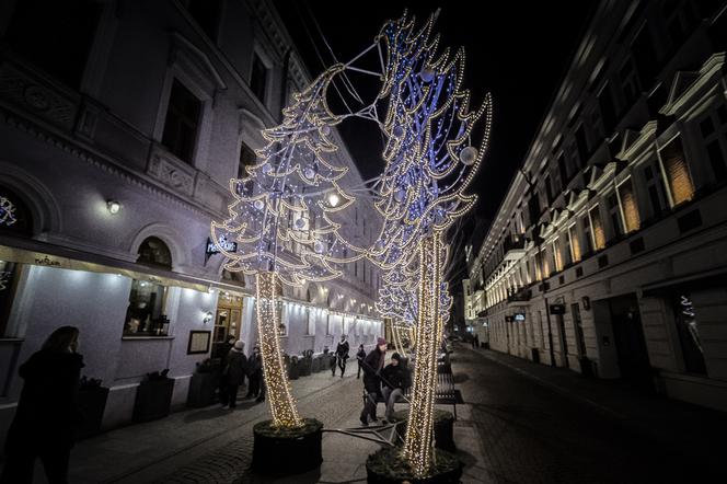 Łódź: Iluminacje świąteczne 2015 na Piotrkowskiej zrobiły furorę [WIDEO, GALERIA ZDJĘĆ]