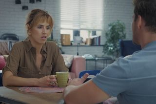 M jak miłość, odcinek 1837: Kama (Michalina Sosna), Marcin (Mikołaj Roznerski)