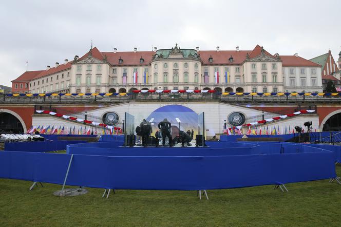 Tak wyglądają Arkady Kubickiego tuż przed przemówieniem Joe Bidena