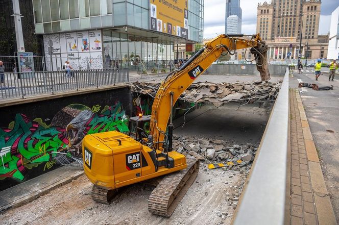 Warszawa. Przebudowa ulic Złotej i Zgoda