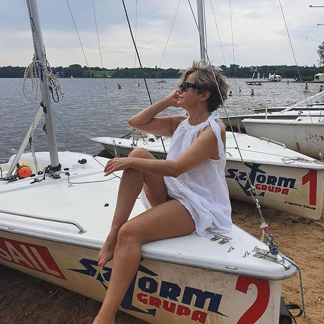 55-letnia Aleksandra Konieczna pokazała pupę!