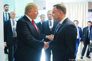 Prezydent Andrzej Duda spotkał się z Donaldem Trumpem