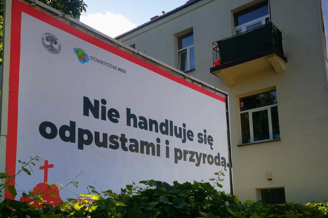 Akcja billboardowa w Kielcach. W obronie granic Świętokrzyskiego Parku Narodowego