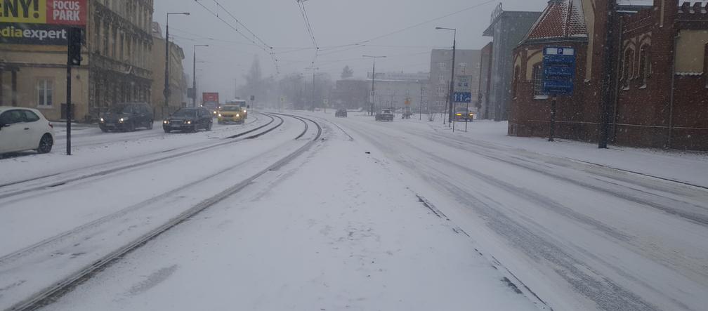 Fatalne warunki na drogach w Bydgoszczy