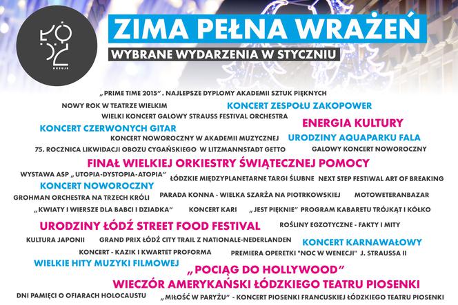 Imprezy na styczeń 2016 w Łodzi zapowiadają się imponująco