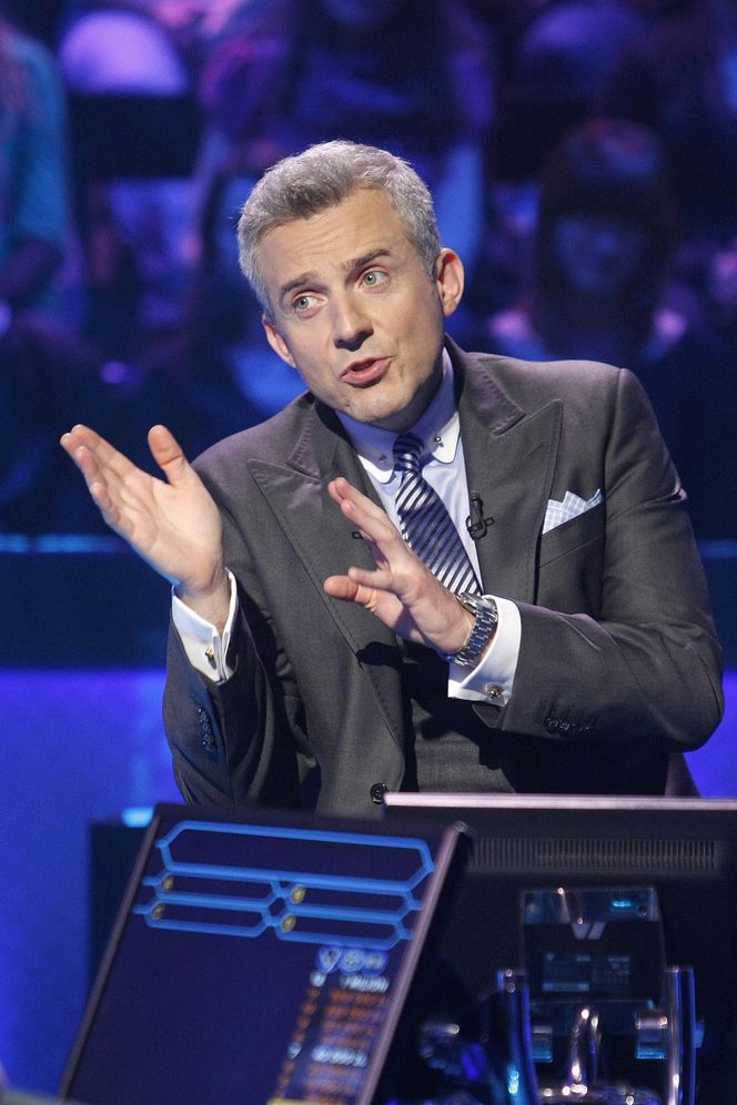 Hubert Urbański w "Milionerach" TVN-u