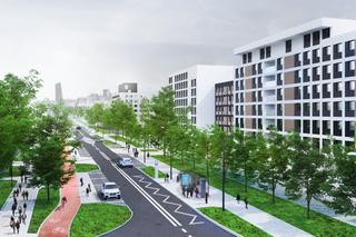 Ulica Jana Kazimierza w Warszawie - wizualizacja