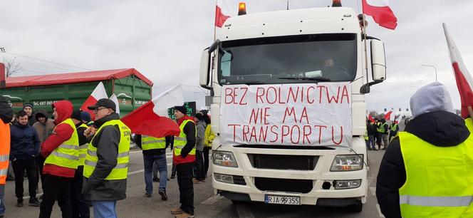Protest rolników w Medyce 20.02.2024