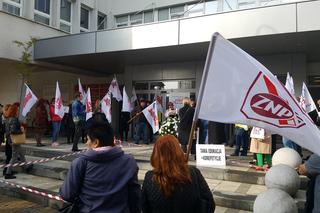 Pikieta nauczycieli w Bydgoszczy