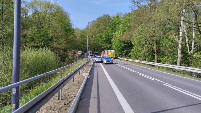 Wypadek w Lyskach. Nie żyje 15-letnia pasażerka motocykla