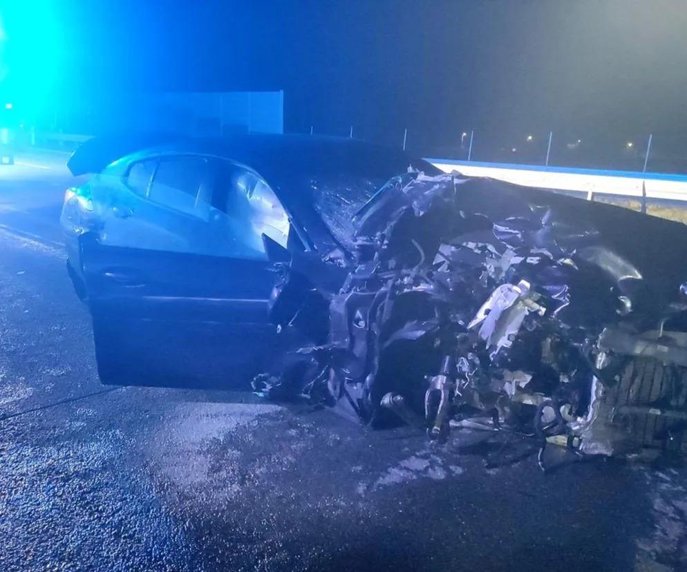 Oświadczenie policji w sprawie wypadku na A1. Kierowcą BMW nie był funkcjonariusz Policji ani syn funkcjonariusza