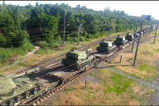 Rosyjskie czołgi wjeżdżają na Ukrainę