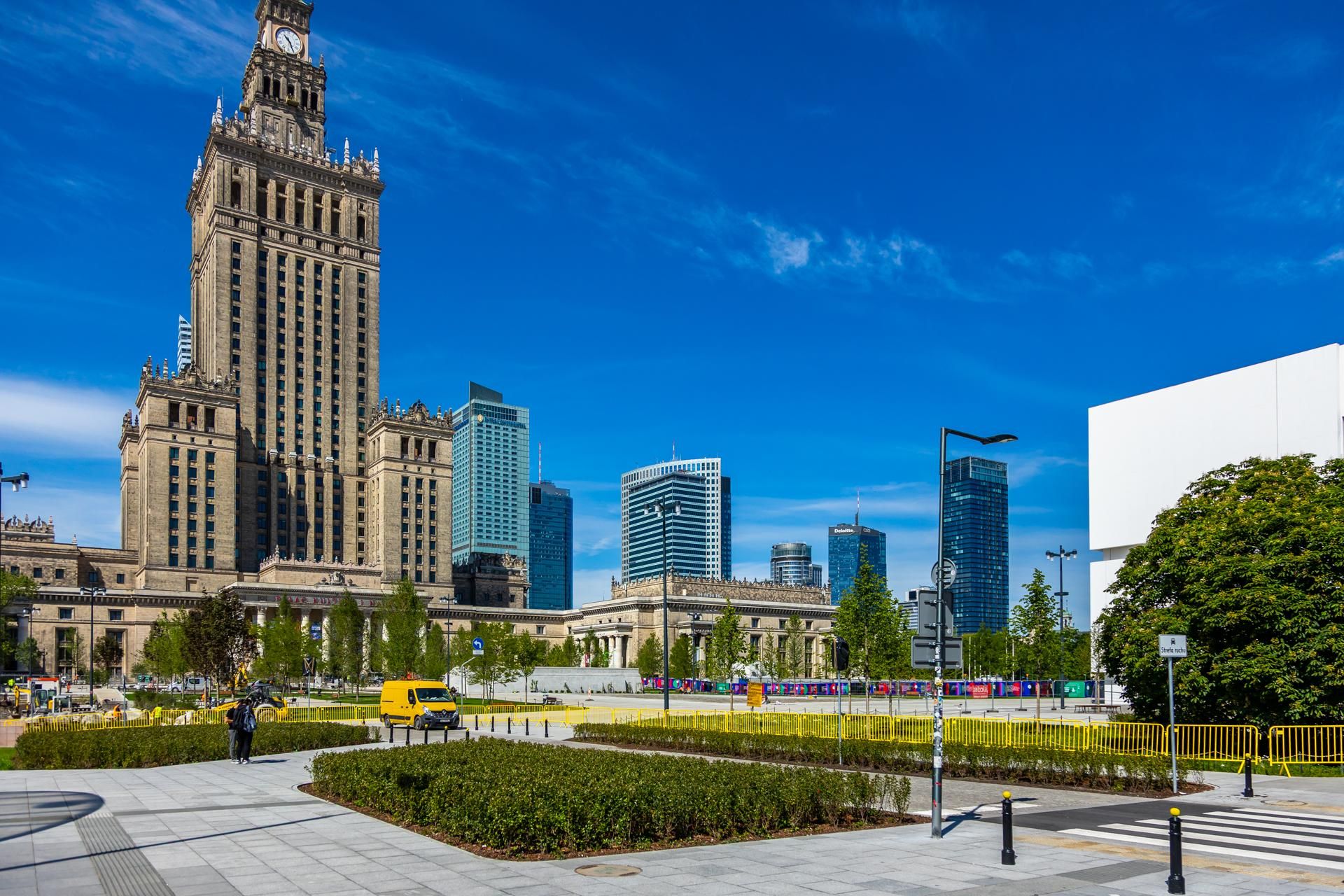 Plac Centralny Warszawa, sierpień 2025