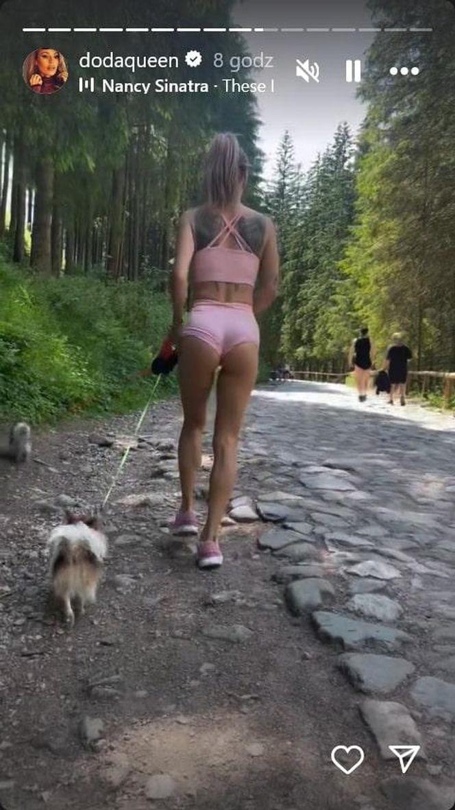 Doda w Kościelisku pokazała więcej niż tylko szlaki! Te szorty niewiele zasłoniły!