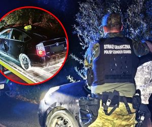 Taksówkarz przemycał nielegalnych imigrantów. Kurs zakończył się tuż przy granicy