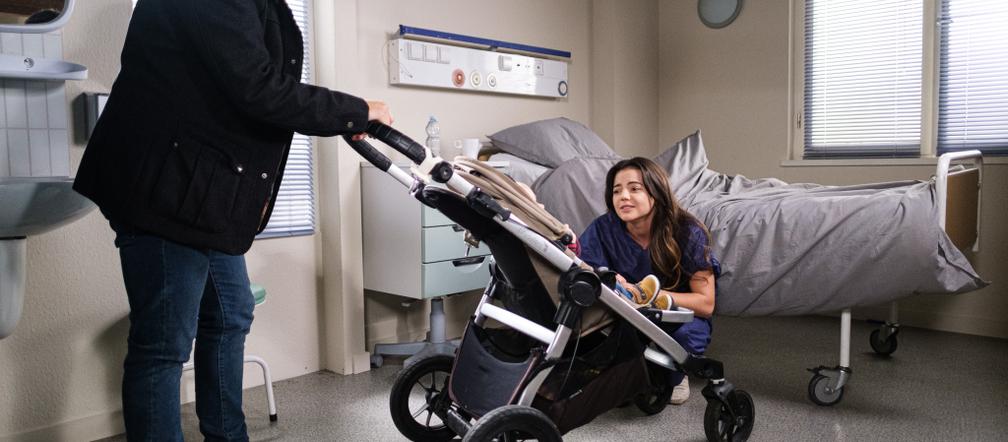   Na Wspólnej, odcinek 3362: Dagmara w szpitalu odda syna Przemkowi i jego dziewczynie Monice - ZDJĘCIA