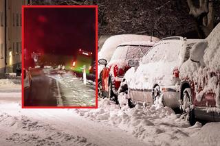 Potężna śnieżyca zaatakowała Podhale. Na poboczu drogi zawisł autobus! 