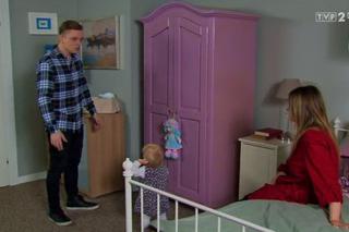 Barwy szczęścia. Dom Pyrków. Hubert i Klara w sypialni