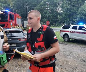 Wypadek w pobliżu Konotopu  - autobus z tirem 