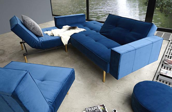 Sofa Splitback z podłokietnikami + dwa fotele