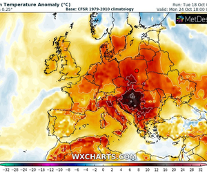  Kolejna bomba ciepła zbliża się do Polski. Wszystko przez cyklon Georgina  