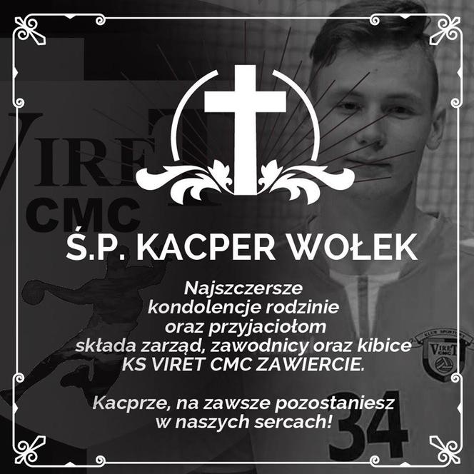 Nie żyje Kacper Wołek