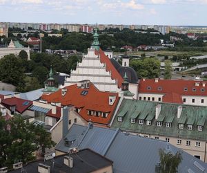 Panorama Lublina z najwyższego punktu widokowego w mieście - Wieży Trynitarskiej