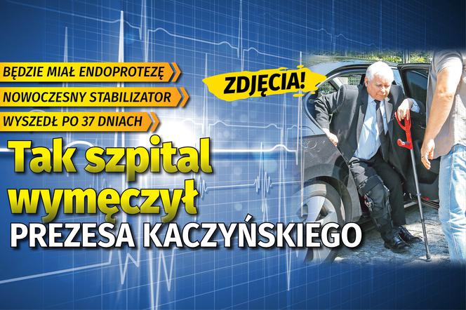 Tak szpital wymeczył prezesa Kaczyńskiego