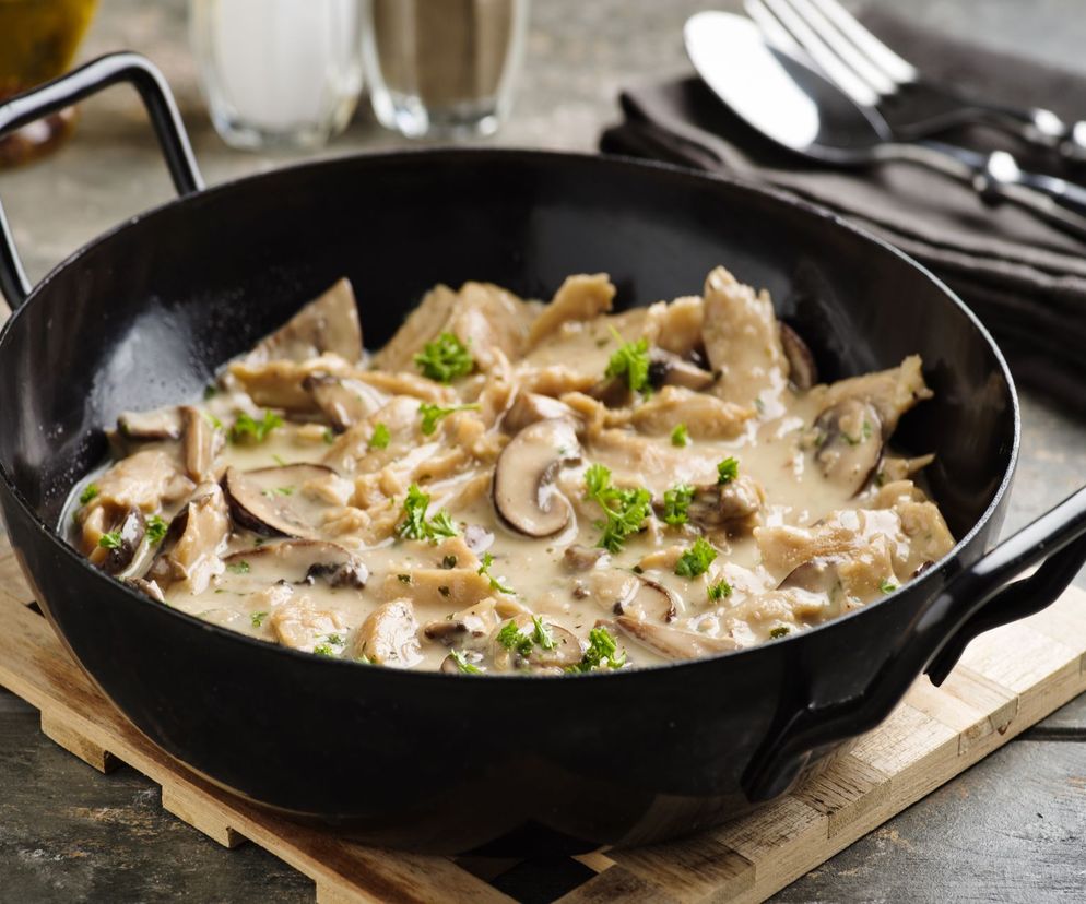 sos pieczarkowy bez śmietany