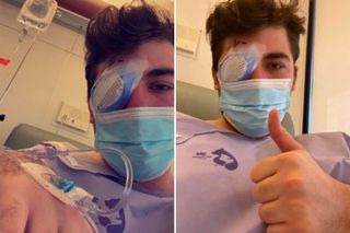 Zdrzemnął się, nie wyjął soczewek. Jego oczy zaatakował mięsożerny pasożyt