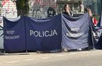  Makabra na Ochocie. Zwłoki w luksusowym białym Porsche. Na miejscu prokurator