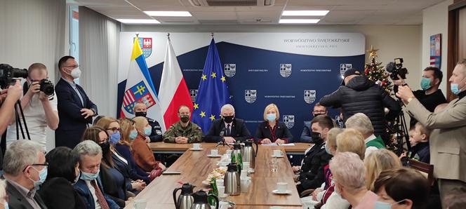 Konferencja prasowa. Urząd Marszałkowski Województwa Świętokrzyskiego
