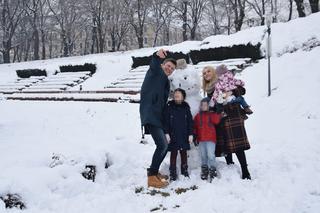 Ulepił bałwana i wycałował żonę