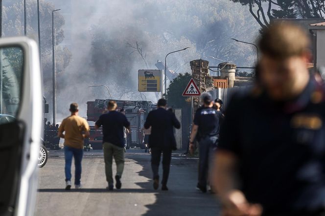 Wybuch w punkcie dystrybucji benzyny w Rzymie.