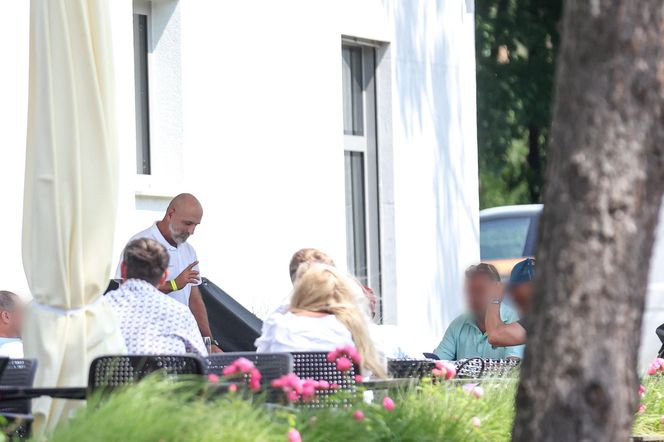 Michał Probierz na polu golfowym