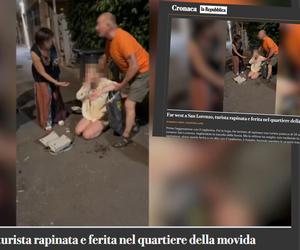 Polska turystka dźgnięta nożem na ulicy! Horror we Włoszech uchwycony na filmie